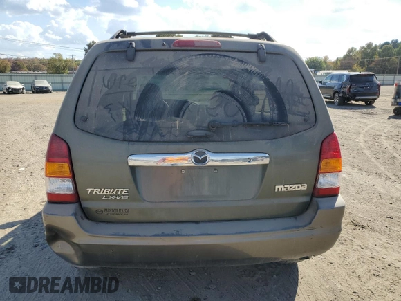 2002 Mazda Tribute LX with VIN 4F2YU09122KM62196, listed as a Copart auction lot 77327034 with 256,385 mi miles and Salvage Title. Bid and sale history available at carsss.com. Image 6.