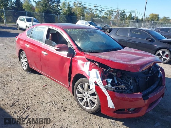 2013 Nissan Sentra SV with VIN 3N1AB7AP8DL625812, listed as a IAAI auction lot 40632556 with 153,114 mi miles. Bid and sale history available at carsss.com. Image 1.