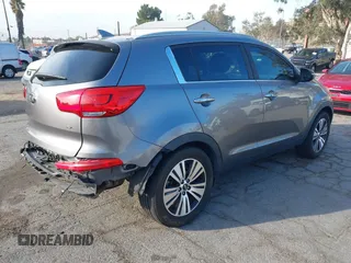 2015 Kia Sportage EX with VIN KNDPCCAC5F7723553, listed as a IAAI auction lot 40984662 with 44,227 mi miles and . Bid and sale history available at DreamBid. Image 4.