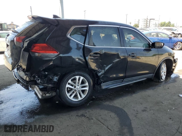 2017 Nissan Rogue S with VIN KNMAT2MTXHP538977, listed as a Copart auction lot 61661495 with 70,905 mi miles and Salvage title. Bid and sale history available at DreamBid. Image 3.