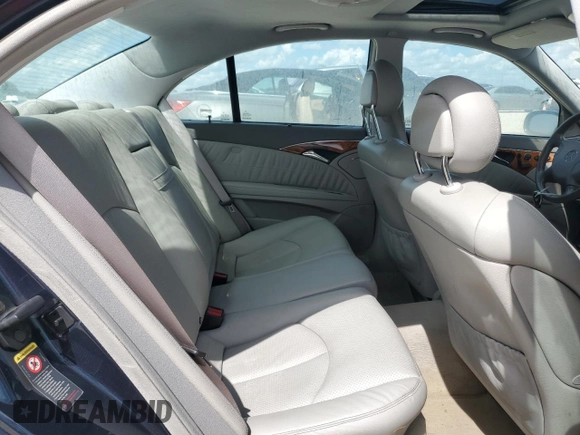 2003 Mercedes-Benz E-Class 5.0L with VIN WDBUF70J23A139996, listed as a Copart auction lot 73867614 with 0 mi miles and Non Repairable. Bid and sale history available at carsss.com. Image 10.