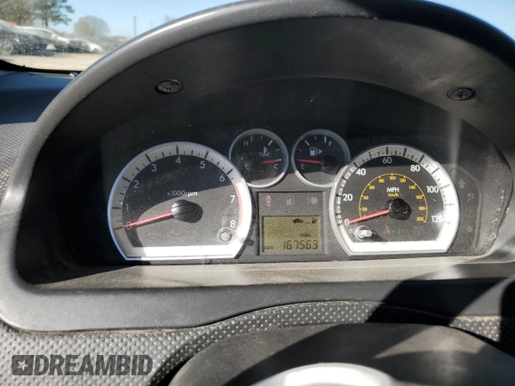 2009 Chevrolet Aveo 2LT with VIN KL1TG56E89B354608, listed as a Copart auction lot 47189715 with 167,563 mi miles and Salvage title. Bid and sale history available at DreamBid. Image 9.