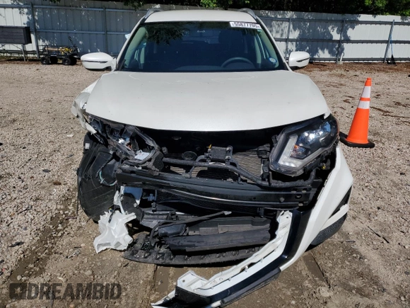 2017 Nissan Rogue SV with VIN KNMAT2MV2HP595790, listed as a Copart auction lot 55877705 with 42,816 mi miles and Salvage title. Bid and sale history available at DreamBid. Image 5.