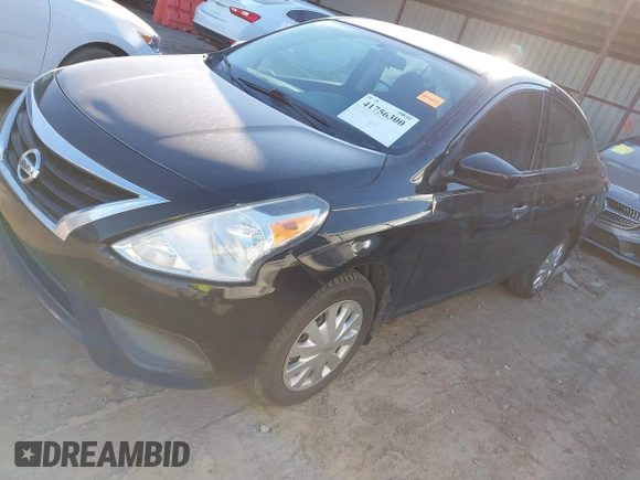 2016 Nissan Versa SV with VIN 3N1CN7AP0GL875887, listed as a IAAI auction lot 41756300 with 134,844 mi miles. Bid and sale history available at carsss.com. Image 2.