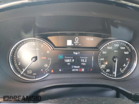 2021 Cadillac XT6 Premium Luxury with VIN 1GYKPDRS2MZ159016, listed as a Copart auction lot 72213804 with 45,190 mi miles and Salvage Title. Bid and sale history available at carsss.com. Image 9.