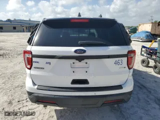 2018 Ford Police Interceptor Utility with VIN 1FM5K8AR7JGC42722, listed as a Copart auction lot 47022975 with 98,052 mi miles and Salvage Title. Bid and sale history available at carsss.com. Image 6.
