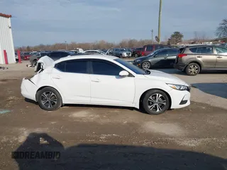 2020 Nissan Sentra SV with VIN 3N1AB8CV0LY285655, listed as a IAAI auction lot 41717955 with Not Provided miles. Bid and sale history available at carsss.com. Image 12.