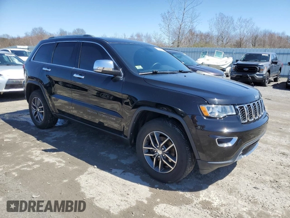 2018 Jeep Grand Cherokee Limited with VIN 1C4RJFBG0JC190853, listed as a Copart auction lot 52005225 with 77,667 mi miles and Salvage Title. Bid and sale history available at carsss.com. Image 4.