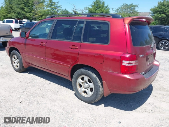 2002 Toyota Highlander with VIN JTEGD21A720026972, listed as a IAAI auction lot 42335981 with 230,298 mi miles and . Bid and sale history available at DreamBid. Image 3.