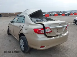 2011 Toyota Corolla L with VIN JTDBU4EE4B9132220, listed as a IAAI auction lot 41489306 with Not Provided miles. Bid and sale history available at carsss.com. Image 3.