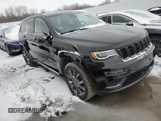 2020 Jeep Grand Cherokee Overland with VIN 1C4RJFCG3LC276983, listed as a Copart auction lot 47673205 with 54,963 mi miles and Salvage Title. Bid and sale history available at carsss.com. Image 4.
