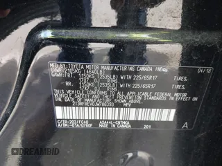 2018 Toyota RAV4 XLE with VIN 2T3RFREV0JW786393, listed as a IAAI auction lot 41997778 with 44,666 mi miles. Bid and sale history available at carsss.com. Image 9.