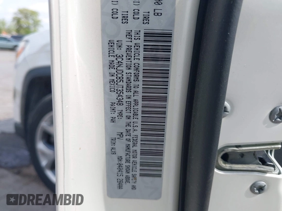 2018 Jeep Compass Limited с VIN 3C4NJDCB5JT354348, выставлен на аукционе IAAI как лот 42385092 с пробегом 78 469 миль миль и . История ставок и продаж доступна на DreamBid. Изображение 9.