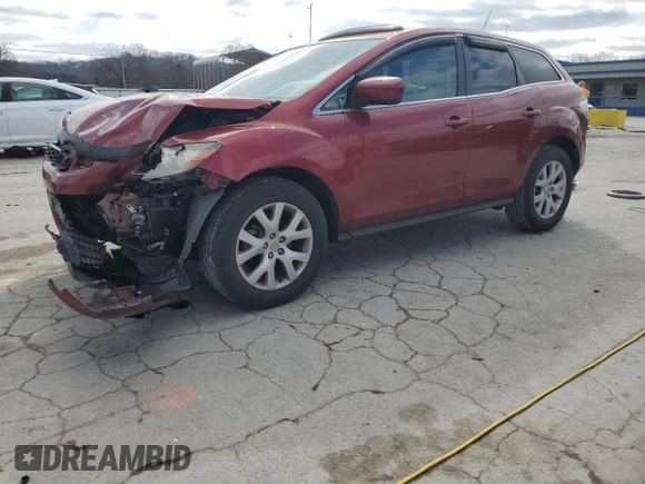 2008 Mazda CX-7 Sport with VIN JM3ER293380207490, listed as a Copart auction lot 51860815 with 95,326 mi miles and Salvage Title. Bid and sale history available at carsss.com. Image 1.