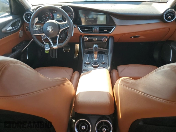 2019 Alfa Romeo Giulia Ti Sport with VIN ZARFANBN8K7612203, listed as a Copart auction lot 72585364 with 59,809 mi miles and Salvage Title. Bid and sale history available at carsss.com. Image 8.