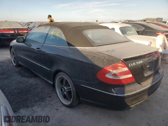 2005 Mercedes-Benz CLK 500 with VIN WDBTK75J65F161649, listed as a Copart auction lot 75284434 with Not Provided miles and Salvage Title. Bid and sale history available at DreamBid. Image 2.