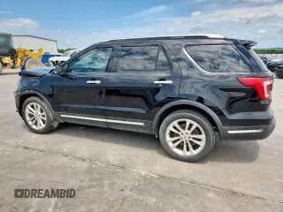 2018 Ford Explorer Limited with VIN 1FM5K7FH3JGB17047, listed as a Copart auction lot 58846805 with 79,862 mi miles and Salvage title. Bid and sale history available at DreamBid. Image 2.