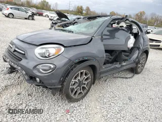 2021 FIAT 500X Trekking with VIN ZFBNF3B18MP945435, listed as a Copart auction lot 78608024 with Not provided miles and Salvage title. Bid and sale history available at DreamBid. Image 1.