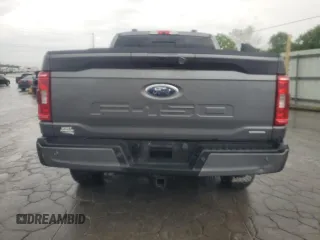 2023 Ford F-150 XL with VIN 1FTFW1E86PKD28258, listed as a Copart auction lot 53898445 with 20,126 mi miles and Salvage Title. Bid and sale history available at carsss.com. Image 6.