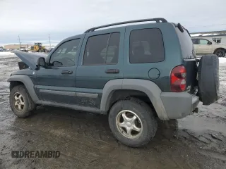 2005 Jeep Liberty Sport with VIN 1J4GL48565W655534, listed as a Copart auction lot 46359535 with 162,770 mi miles and Salvage Title. Bid and sale history available at DreamBid. Image 2.