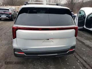 2025 Kia Carnival SX with VIN KNDNE5K32S6469053, listed as a Copart auction lot 85933484 with 0 mi miles and Salvage Title. Bid and sale history available at carsss.com. Image 6.