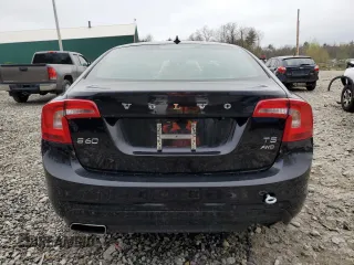 2015 Volvo S60 T5 Platinum with VIN YV1612TMXF1347012, listed as a Copart auction lot 52639184 with 109,005 mi miles and Salvage Title. Bid and sale history available at carsss.com. Image 6.