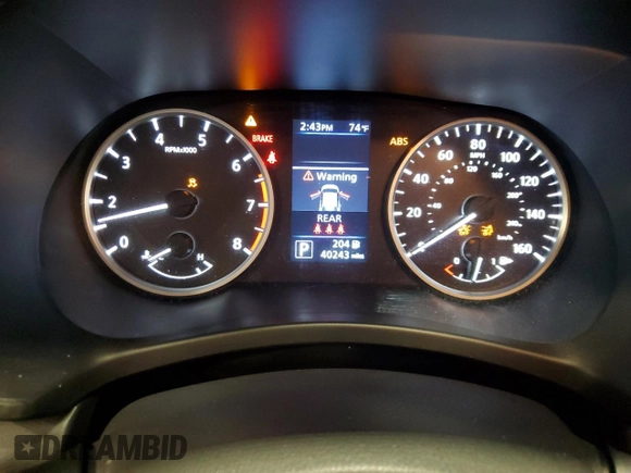 2022 Nissan Sentra S with VIN 3N1AB8BV9NY253744, listed as a Copart auction lot 51846025 with 40,243 mi miles and Salvage Title. Bid and sale history available at carsss.com. Image 9.