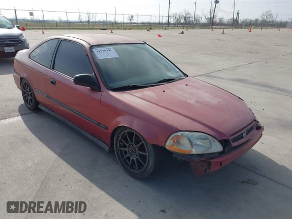 1996 Honda Civic DX with VIN 1HGEJ6125TL056431, listed as a IAAI auction lot 41770145 with 210,240 mi miles. Bid and sale history available at carsss.com. Image 1.