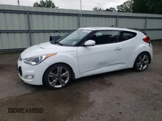 2013 Hyundai Veloster w/Gray Int with VIN KMHTC6AD3DU164555, listed as a Copart auction lot 54487605 with 146,134 mi miles and Salvage title. Bid and sale history available at DreamBid. Image 1.