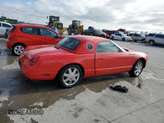 2002 Ford Thunderbird Hardtop Premium with VIN 1FAHP60A42Y103569, listed as a Copart auction lot 87278724 with Not Provided miles and Salvage Title. Bid and sale history available at DreamBid. Image 3.