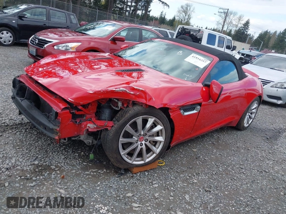 2017 Jaguar F-Type V6 with VIN SAJWA6ET8H8K44037, listed as a IAAI auction lot 41934257 with Not Provided miles and . Bid and sale history available at DreamBid. Image 2.