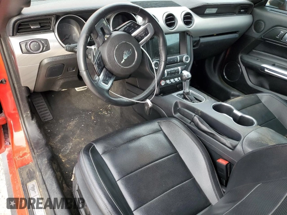 2022 Ford Mustang EcoBoost with VIN 1FA6P8TH3N5101247, listed as a Copart auction lot 89260665 with 59,662 mi miles and Salvage Title. Bid and sale history available at carsss.com. Image 8.