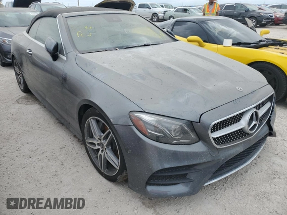 2018 Mercedes-Benz E-Class E 400 with VIN WDD1K6GBXJF046934, listed as a Copart auction lot 62257662 with 0 mi miles. Bid and sale history available at carsss.com. Image 1.