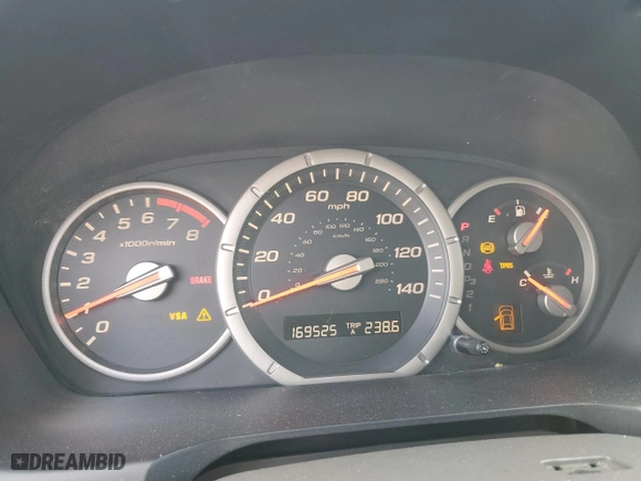 2008 Honda Pilot EX-L with VIN 5FNYF18598B030649, listed as a Copart auction lot 53599125 with 169,525 mi miles and Salvage Title. Bid and sale history available at carsss.com. Image 9.
