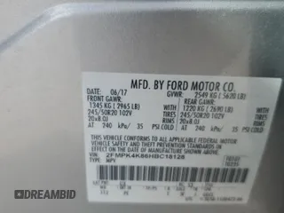 2017 Ford Edge Titanium with VIN 2FMPK4K86HBC18128, listed as a Copart auction lot 59304254 with 96,112 mi miles and Salvage Title. Bid and sale history available at carsss.com. Image 12.