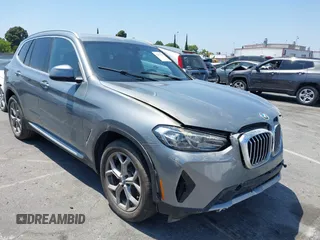 2024 BMW X3 sDrive30i z VIN 5UX43DP02RSU43683, wystawiony jako IAAI lot #42473099 z przebiegiem 2 130 mil mil oraz . Historia ofert i sprzedaży dostępna na DreamBid. Obrazek 1.