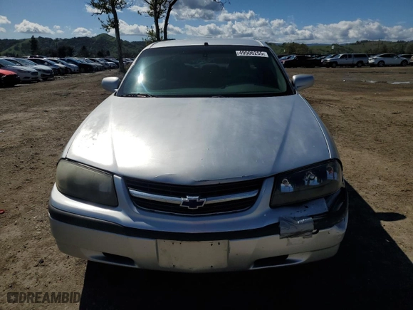 2003 Chevrolet Impala with VIN 2G1WF52EX39166513, listed as a Copart auction lot 49506255 with 105,572 mi miles and Salvage Title. Bid and sale history available at carsss.com. Image 5.