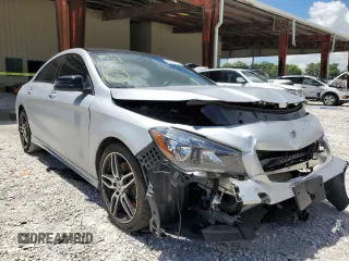 2018 Mercedes-Benz CLA with VIN WDDSJ4EB6JN549056, listed as a Copart auction lot 57042722 with 50,828 mi miles. Bid and sale history available at carsss.com. Image 1.