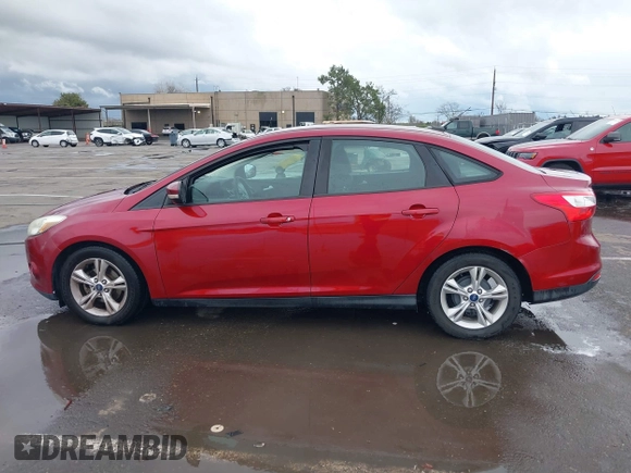 2014 Ford Focus SE with VIN 1FADP3F22EL112110, listed as a IAAI auction lot 41582585 with 107,285 mi miles. Bid and sale history available at carsss.com. Image 14.