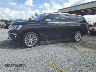 2019 Ford Expedition Max Platinum with VIN 1FMJK1LT9KEA87814, listed as a Copart auction lot 50889215 with 86,584 mi miles and Salvage title. Bid and sale history available at DreamBid. Image 1.