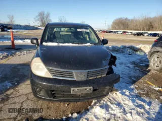 2008 Nissan Versa 1.8 S with VIN 3N1BC13E38L374150, listed as a Copart auction lot 87509735 with 158,798 mi miles and Salvage Title. Bid and sale history available at carsss.com. Image 5.