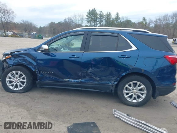 2019 Chevrolet Equinox LT with VIN 2GNAXUEV8K6279534, listed as a IAAI auction lot 41914423 with 52,631 mi miles and . Bid and sale history available at DreamBid. Image 14.