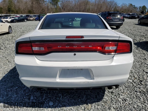 2014 Dodge Charger Police with VIN 2C3CDXAT1EH146630, listed as a Copart auction lot 49868615 with 119,327 mi miles and Salvage Title. Bid and sale history available at carsss.com. Image 6.