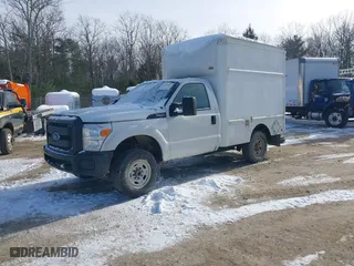 2015 Ford Super Duty F-250 SRW XL with VIN 1FDBF2B61FEA47596, listed as a IAAI auction lot 41430164 with 595,329 mi miles. Bid and sale history available at carsss.com. Image 2.