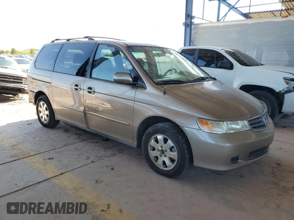 2003 Honda Odyssey EX-L with VIN 5FNRL18943B114371, listed as a Copart auction lot 50420145 with 94,811 mi miles and Salvage Title. Bid and sale history available at DreamBid. Image 4.