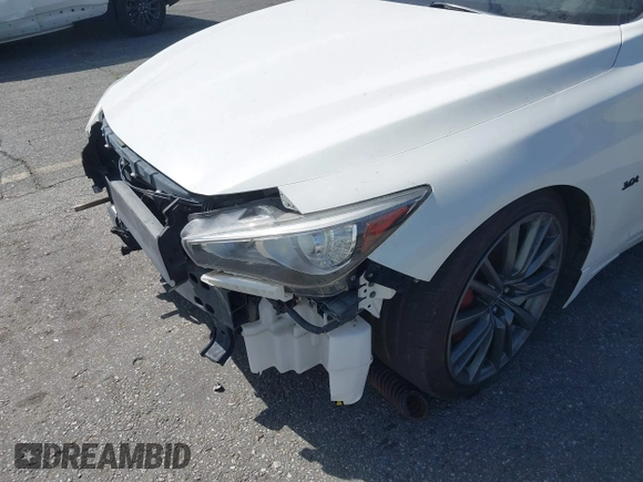 2019 Infiniti Q50 Luxe with VIN JN1EV7APXKM513850, listed as a IAAI auction lot 41689080 with 85,520 mi miles and . Bid and sale history available at DreamBid. Image 17.