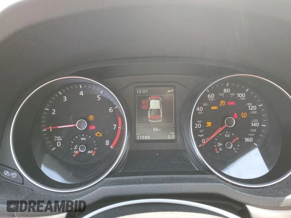 2019 Volkswagen Passat 2.0T Wolfsburg Edition with VIN 1VWLA7A35KC007178, listed as a Copart auction lot 53636645 with 11,948 mi miles and Salvage Title. Bid and sale history available at carsss.com. Image 9.