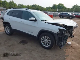 2019 Jeep Cherokee Latitude with VIN 1C4PJMCB5KD341728, listed as a IAAI auction lot 42405715 with 78,224 mi miles and . Bid and sale history available at DreamBid. Image 1.