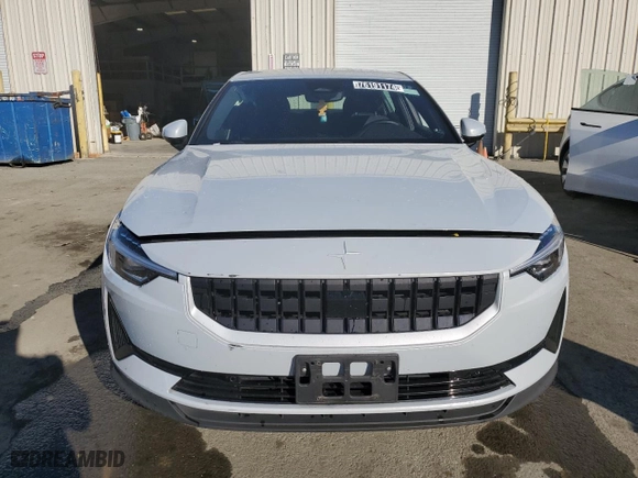 2023 Polestar 2 with VIN YSMEG3KA4PL137402, listed as a Copart auction lot 76191174 with 82,328 mi miles and Clean Title. Bid and sale history available at carsss.com. Image 5.