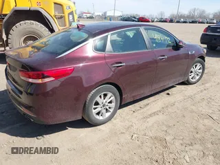 2018 Kia Optima LX with VIN 5XXGT4L32JG205631, listed as a IAAI auction lot 41861172 with 73,702 mi miles. Bid and sale history available at carsss.com. Image 4.